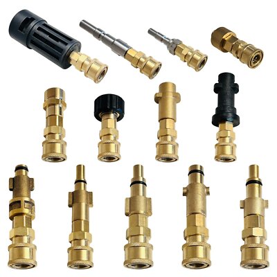 Hochdruckreiniger Adapter 1/4'' Schnellkupplung Buchse Female Hochdruck Zubehör
