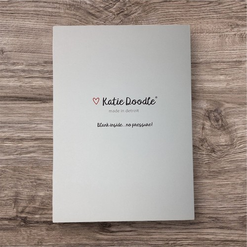 Katie Doodle Happy Birthday Greeting Card Funny Cute Blank Inside Best Friend - Picture 2 of 2