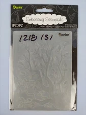 Darice Embossing Essentials Folder 1218-131 Branch W/Leaves Pattern Scrapbooking