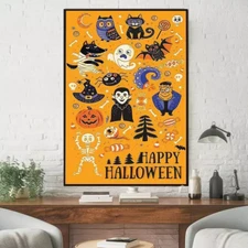 Best Of Halloween All Things Spooky Happy Halloween Poster, Wall Decor
