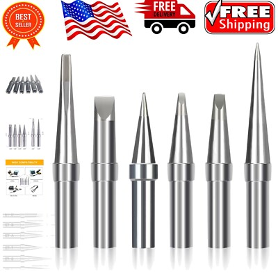 Customized 6-Piece Soldering Tip Set for Weller ET Series - Durable & Efficient