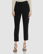  108 T Tahari Women's Black Classic Straight-Leg Ankle Pants Size 8