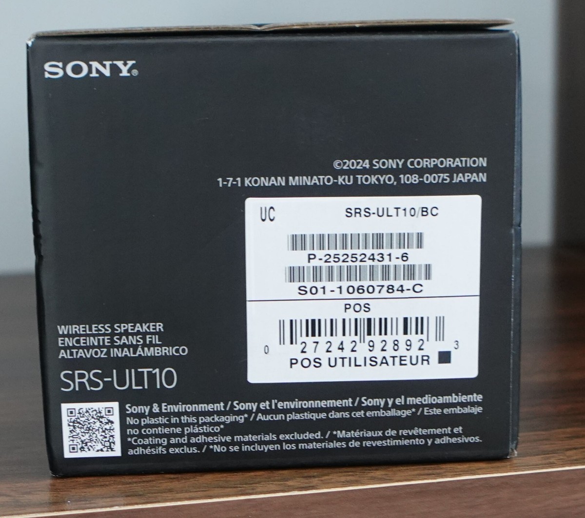SONY ULT Field 1 Series Wireless Bluetooth Speaker SRS-ULT10/BC | eBay