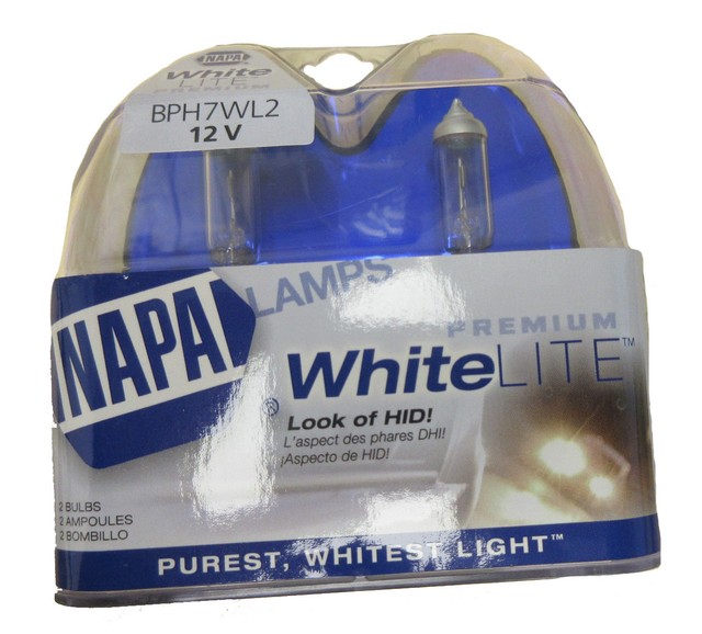 NAPA Headlight White Lite Premium 2 Bulbs BPH7WL2 for sale online eBay