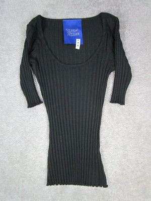 Simon Miller Rib Sweater Womens Large Black *