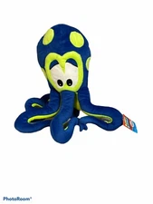 NWT Rhode Island Novelty Fluffy Buddy Blue Octopus Plush Toy 18"