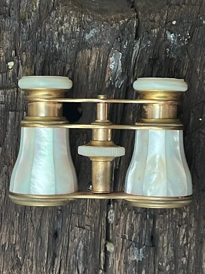 Antique Opera Glasses Jena Glass Germany T.E. Dickenson & Co. Buffalo NY 19th C.