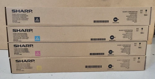 4 Toner Sharp MX-23GTCA MX-23GTYA MX-23GTMA MX-23GTBA Neu OVP A-Ware MX-2010 Rg