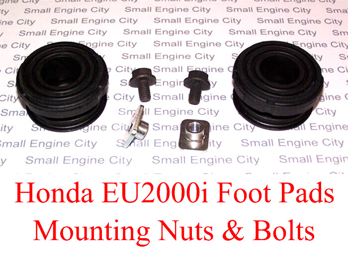 Rubber Foot Pads Feet Incl Mounting Nuts Bolts