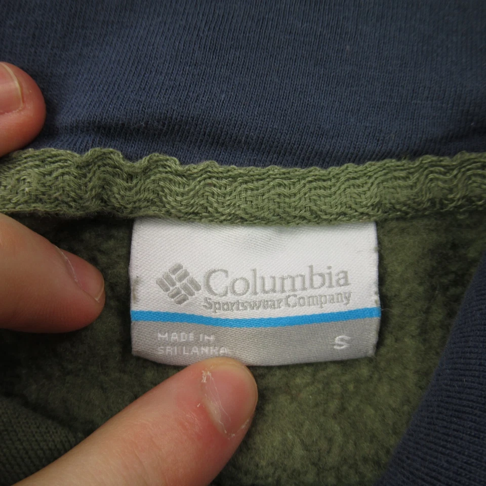 Columbia Sudadera con Capucha Mujer Pequeña Manga Larga Ropa Activa Con Capucha Verde Foto 3 de 4