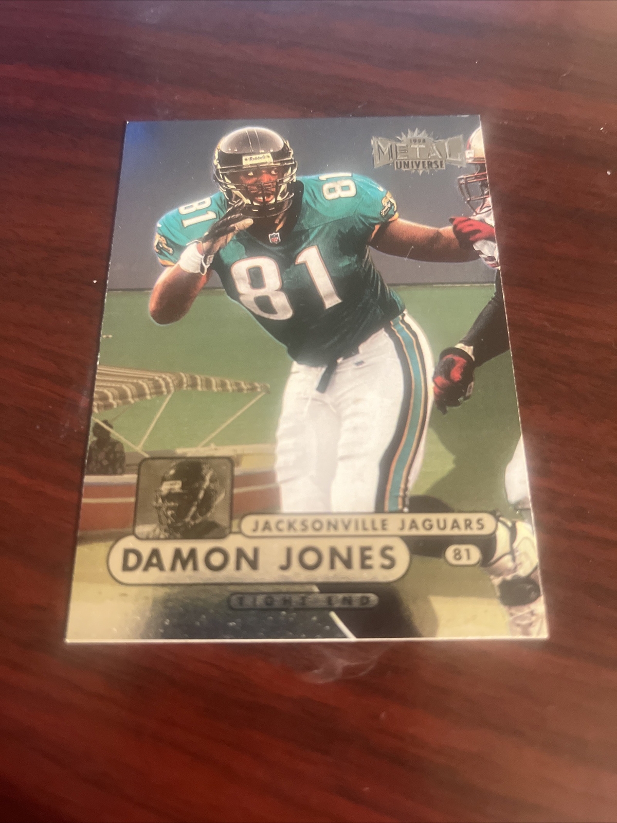 1998 Fleer Metal Universe Damon Jones 79 Jacksonville Jaguars 🐆