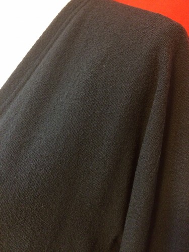 Abito Calvin Klein Collection anni 90 misto lana avvolgente nero 4-6 Campione Originale - Foto 3 di 10
