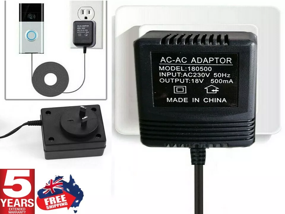 Ring doorbell hotsell power adaptor