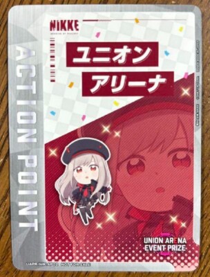 3 Card Union Arena Card NIKKE Event Prize AP Action Point