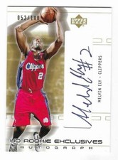 Melvin Ely 2002-03 UD NBA ROOKIE EXCLUSIVES AUTOGRAPH CARD /100 Clippers RC AUTO. rookie card picture