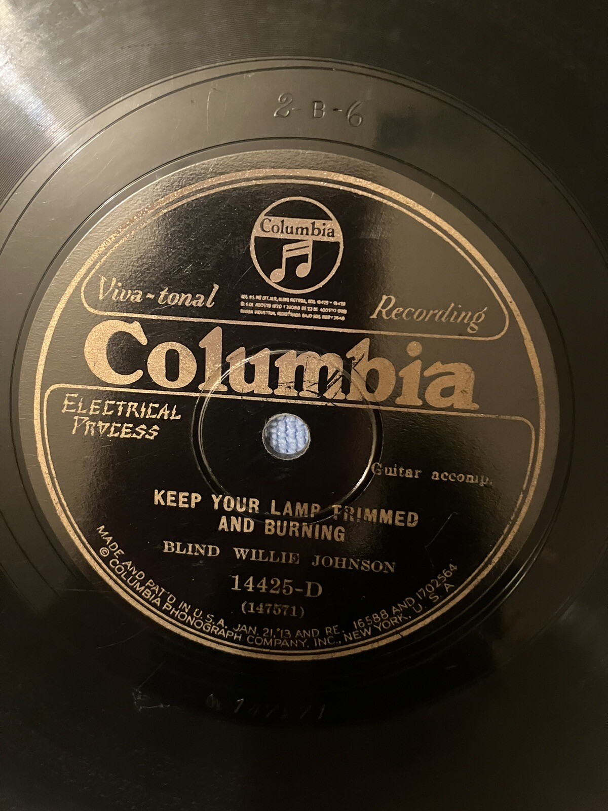 Blind Willie JohnsonKeep Your Lamp Trimmed And Burning/ Lord I Can’t