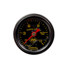Marshall Fuel Pressure Gauge Mnb00015 0-15 Psi 1-12 In. Liquid Filled Blkyel