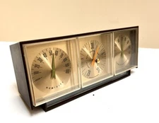 Vtg MCM TAYLOR INSTRUMENTS Desk Weather Station Barometer Thermometer Hygrometer
