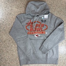 NIKE Super Bowl LVIII Champions Kansas City Chiefs Locker Room Hoodie Size M NWT