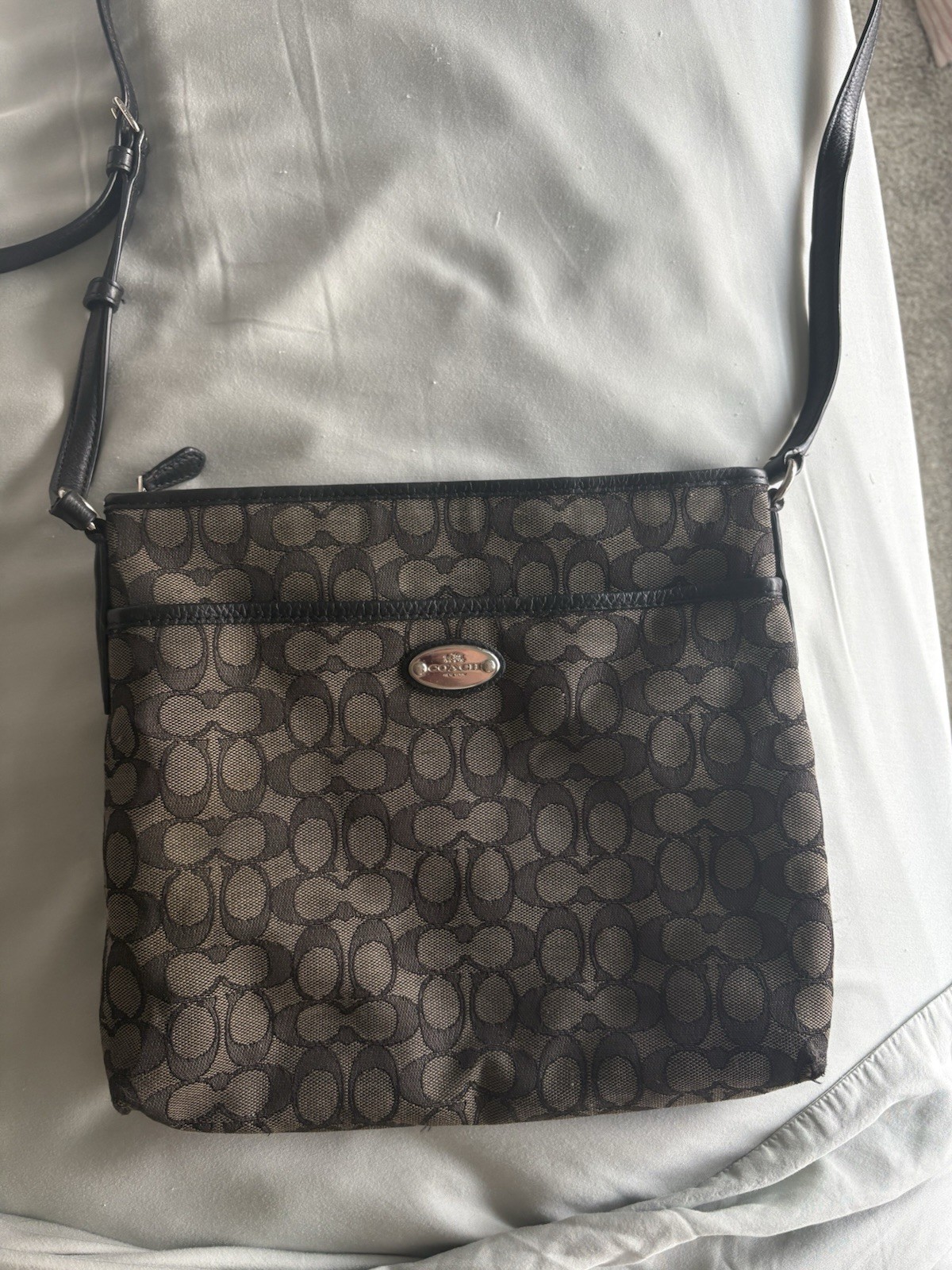 Coach Black Leather Crossbody Bag for Women-image