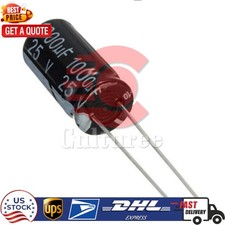 5pcs 1000uF 25V Electrolytic Capacitors Lot CD110
