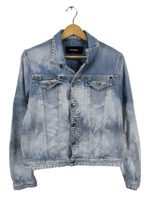 DSQUARED2 Jeansjacke Damen Jacke Gr. DE 42 blau Casual-Look