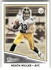 Heath Miller 2017 Panini Classics Red Back #145 SN Pittsburgh Steelers