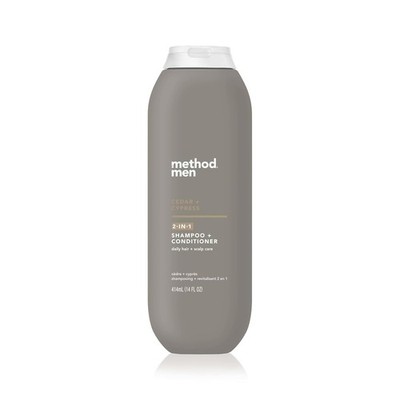Method Men 2-in-1 Shampoo Conditioner Cedar & Cypress 14 oz each New