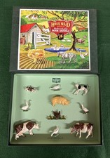 Britains Herald Model Zang Farm Toy Model Sheep Shepherd Family Boxed Vintage