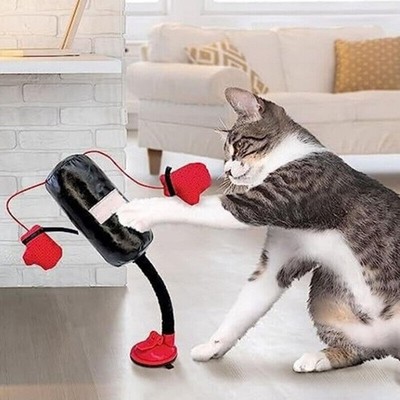 Cat Punching Bag 11'' Interactive Bat A Bout Catnip Cat Toy