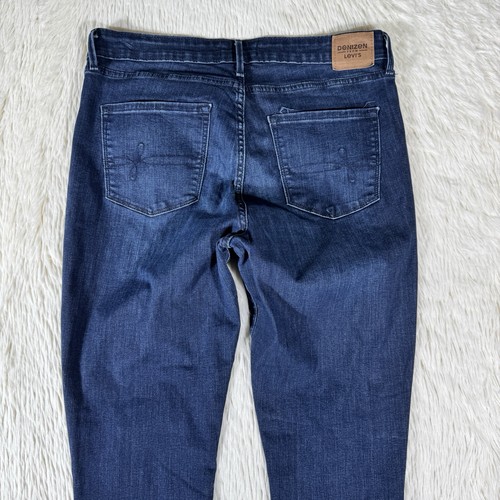 DENIZEN From Levi's Dark Wash Mid-Rise Skinny Denim Jeans Women's Size 14 - Picture 17 of 22