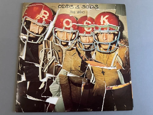 The Who Odds and Sods 1974 LP Vinyl Poster Insert Excellent Condition A1 B1