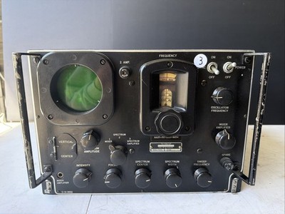 TS-147D/UP Military Spectrum Analyzer RF Panoramic Display CRT Unit a.19
