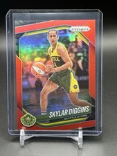 2025 Panini Prizm WNBA Skylar Diggins #123 True Red /299