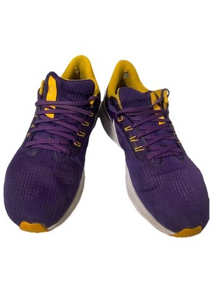 Nike Air Zoom Pegasus 39 LSU Tigers Men's Running Shoes Purple Yellow DR1968-500