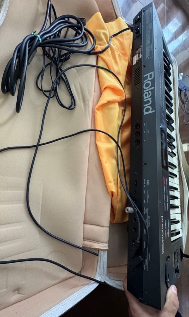 Roland Alpha Juno-1 Vintage Analog Synth Keyboard Untested w/Case