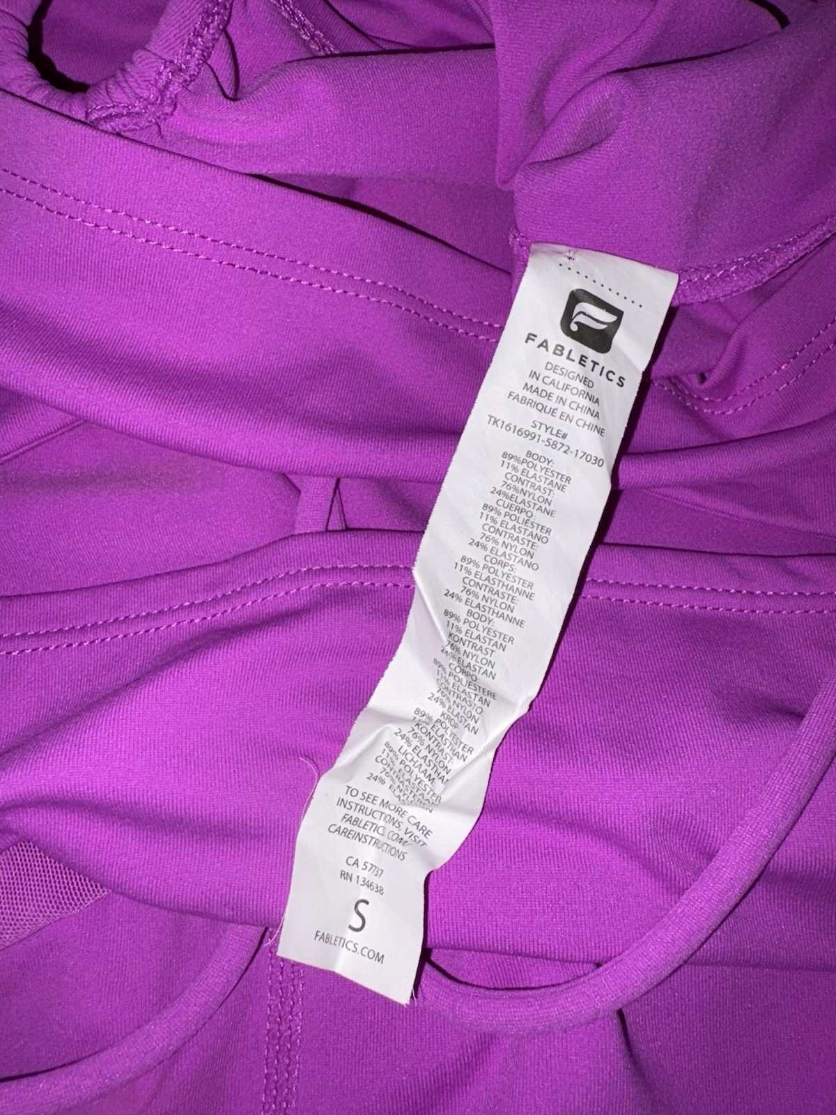 Fabletics Freesia Performance Fitted Strapy Back … - image 6