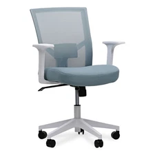Alera WS42B77 17.32" to 21.1" Seat Height Task Chair - Seafoam Blu Seat/Back New