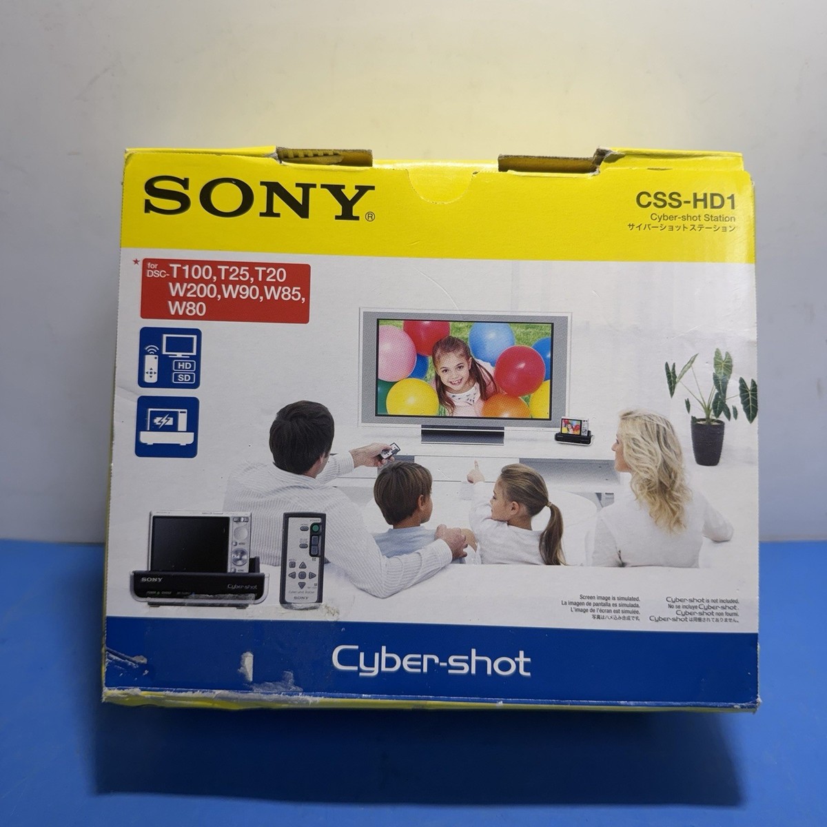【中古】SONY CSS-PHA サイバーショットステーション Sony Cyber-shot Station CSS-HD1 Docking Station w/ Remote, Cables