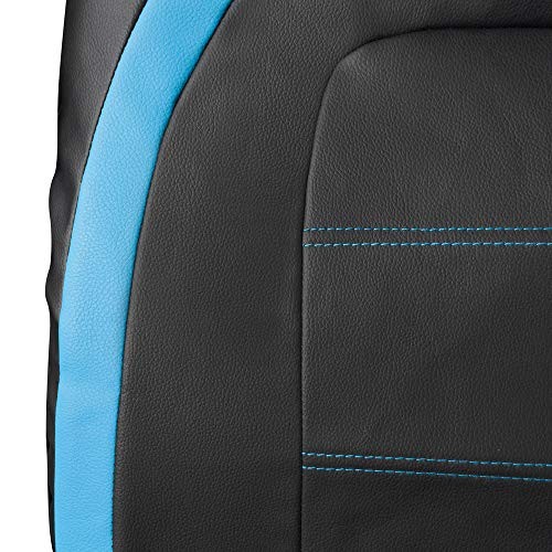 Blue Faux Leather Car Seat Covers for Front Seats – Premium High Back - Picture 6 of 7