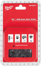 Image of Genuine Milwaukee 16" Chainsaw Chain - 3/8 for Battery Chainsaw M18 FCHS 1 Pack