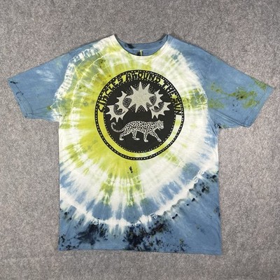 Circles Around The Sun T-Shirt Mens XL Tie Dye Psychedelic Rock Jazz-Funk Music