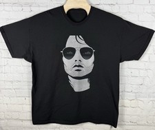 HOT Jim Morrison T-Shirt The Doors Black Cotton T-shirt