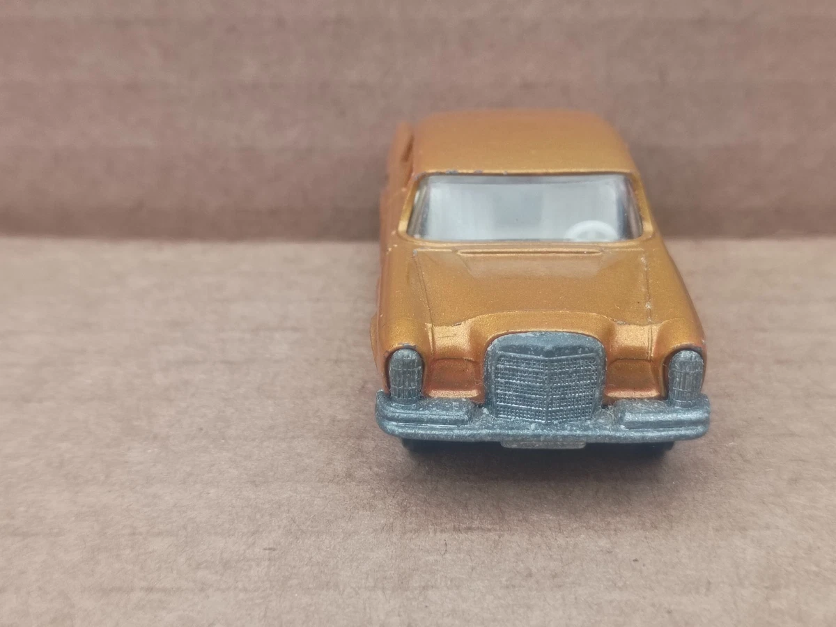 Matchbox Superfast Mercedes-Benz Gold Vintage Manufacture Diecast