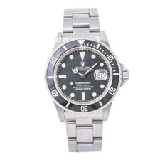 Rolex Rolex Submariner 16800 Vintage 1982 Men Watch Stainless Patina Matte Dial 40mm