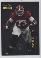 2022 Wild Card MATTE Black Evan Neal #MB-42 Rookie RC 12hh. rookie card picture