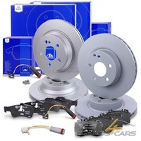 ATE Bremsscheiben +BelÄGe+Kontakt Vorne+Hinten FÜR Mercedes E-KLASSE S211 Kombi