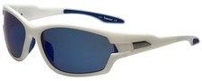 Timberland TB9070-21D Designer Polarized Sunglasses in White with Blue Mirror Le