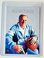 Dean Smith Limited Edition Artist Signed "UNC Tar Heels" Trading Card 2/10