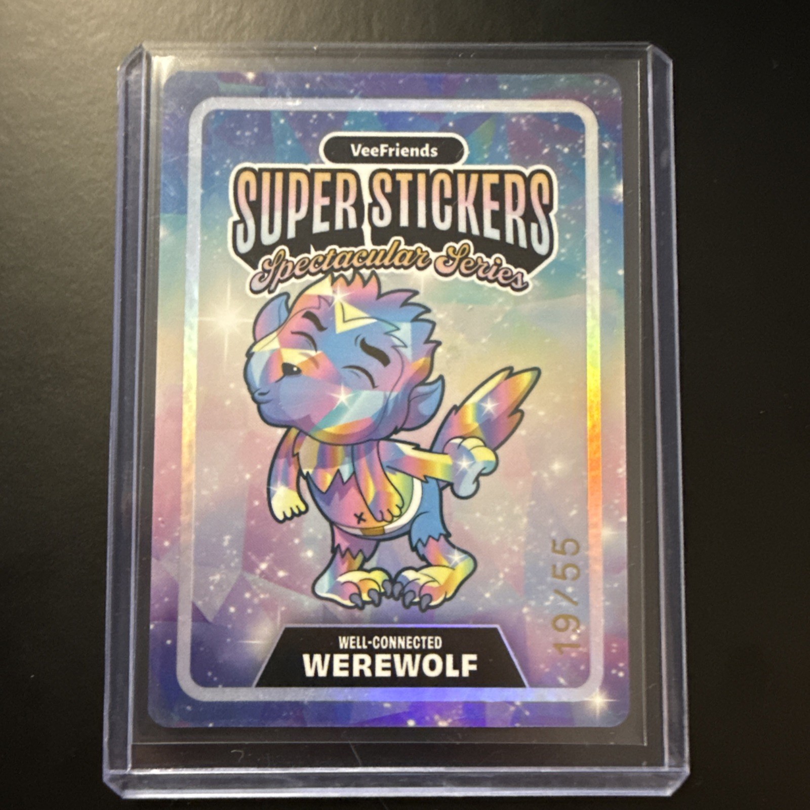 VeeFriends Spectacular Super Sticker Haunted Hologram Well-Connected Werewolf/55